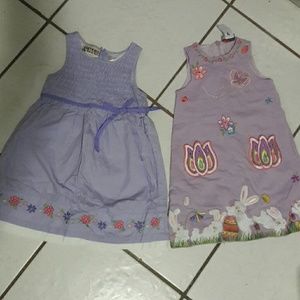 Bundle of 2 girl dresses